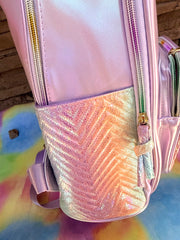Mochila  Diseño Holográfica Lindísima🚚 Envío inmediato