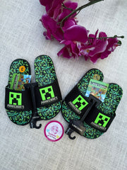 SANDALIAS MINECRAFT PARA NIÑOS