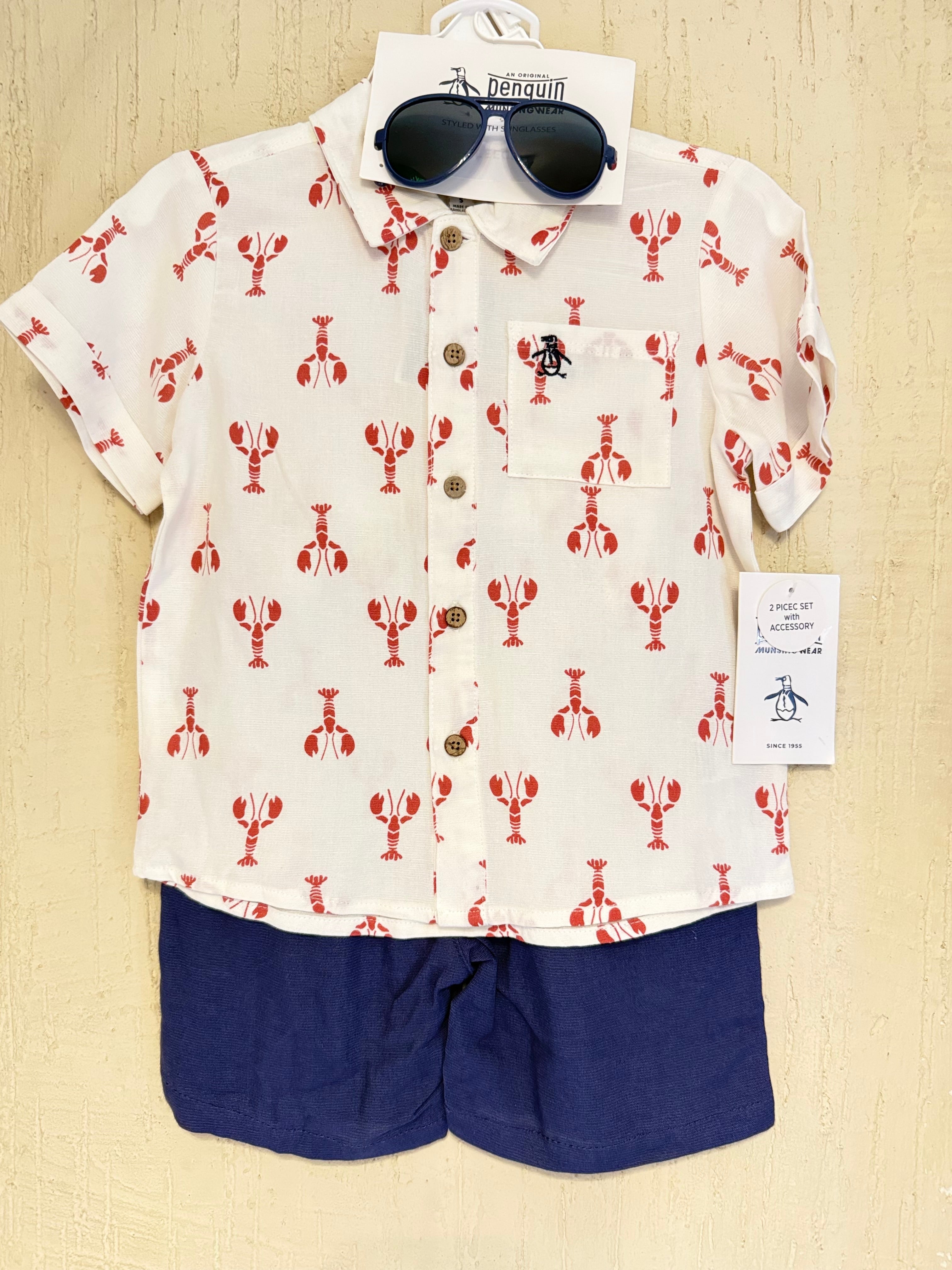 Conjunto niño Short + Accesorio