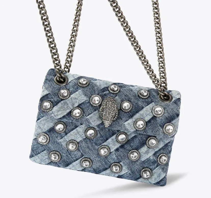 Bolsa Mini Denim con cristales