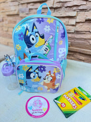 COMBO DE 4 PZAS. BLUEY *Incluye Caja de Plumones GRATIS