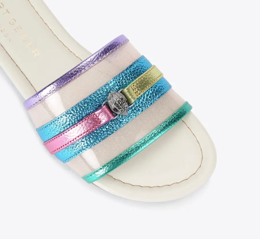 Sandalias colores pastel