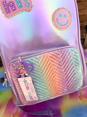 Mochila  Diseño Holográfica Lindísima🚚 Envío inmediato