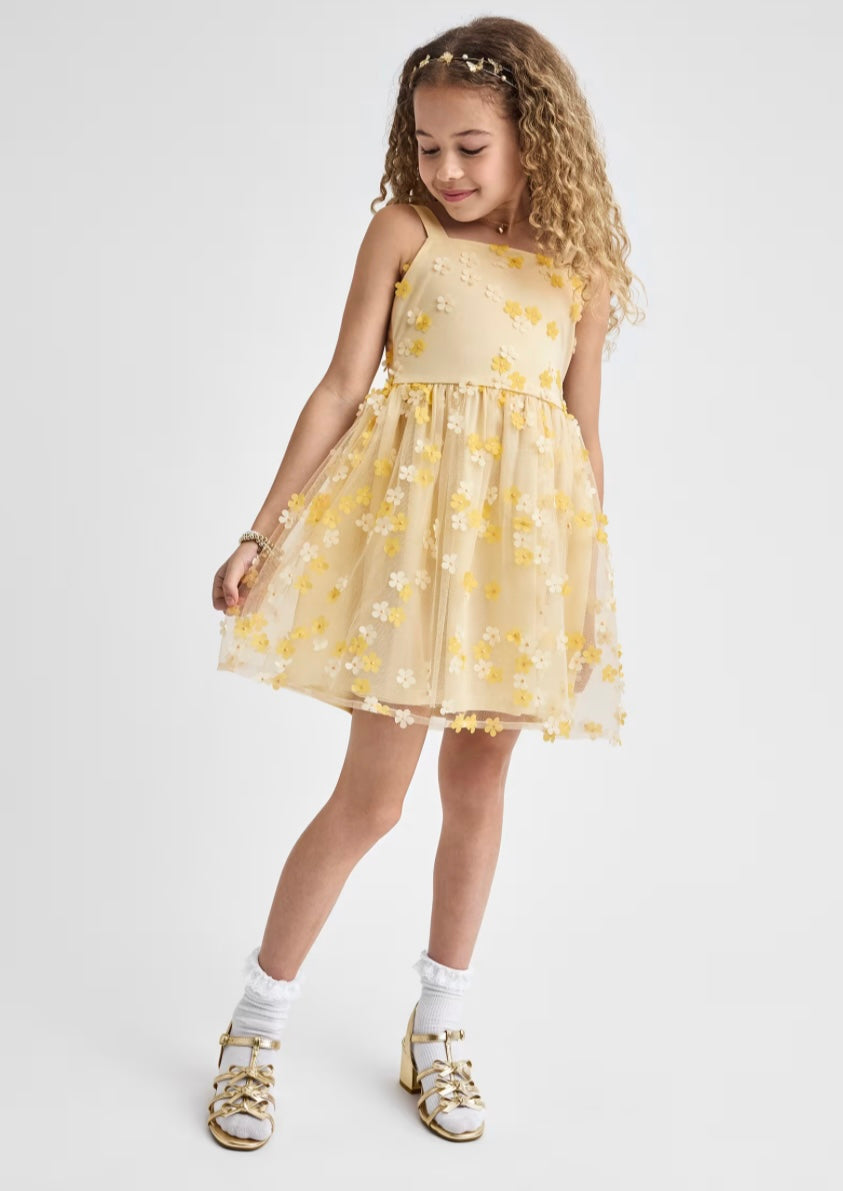 Vestido Floral 🌼Tallas 4 hasta 16 Años