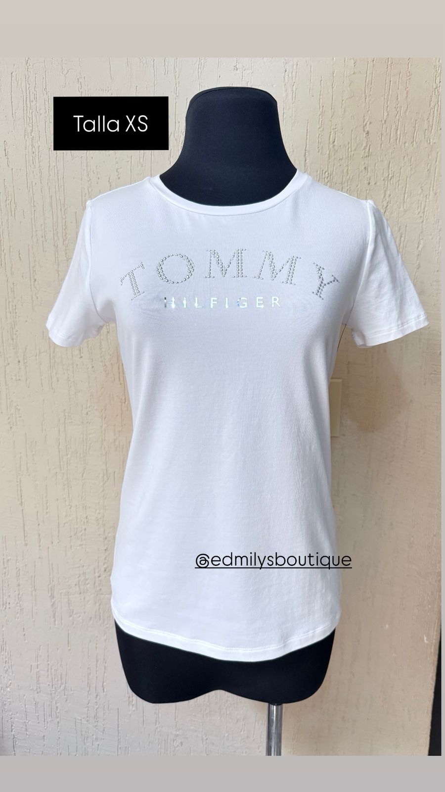 BLUSA TOMMY HILFIGER BLANCA CON DETALLES