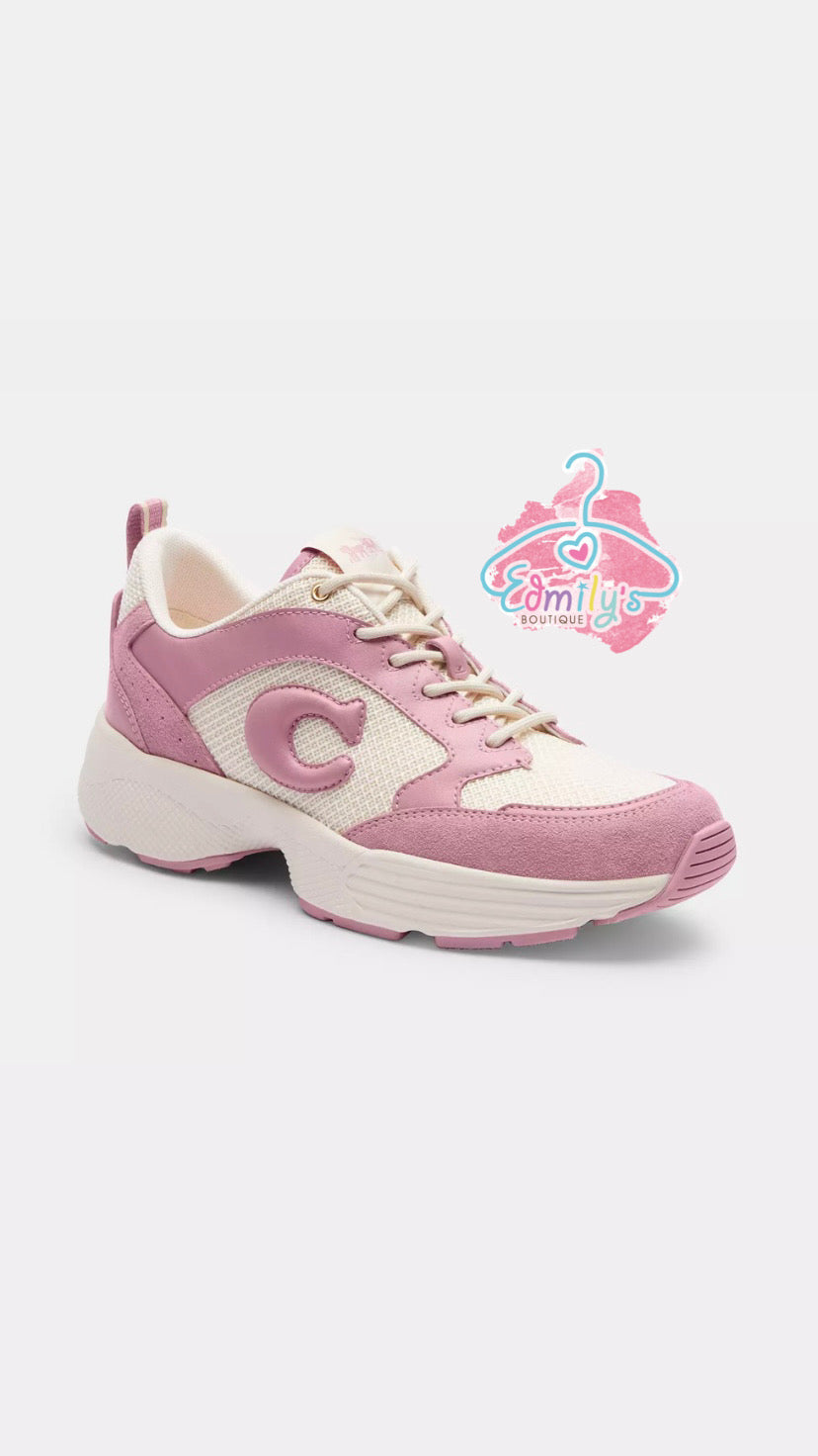 Tenis Rosas Con C