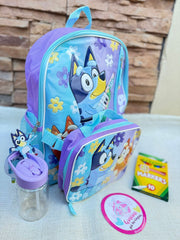COMBO DE 4 PZAS. BLUEY *Incluye Caja de Plumones GRATIS