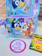 COMBO DE 4 PZAS. BLUEY *Incluye Caja de Plumones GRATIS