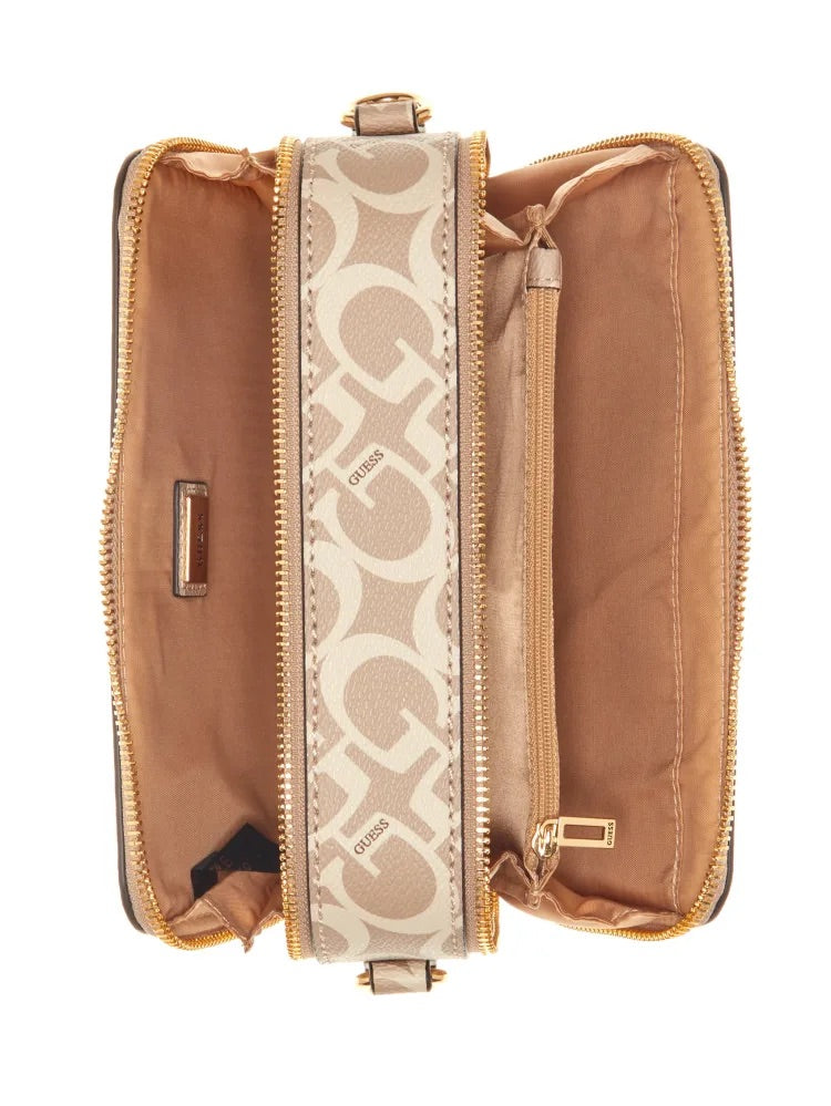 Crossbody Logo Beige