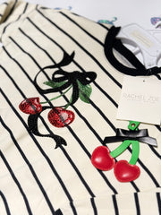 🍒Conjunto De Cerezas🍒 Con Accesorio  Para  Niña 🍒Talla 5/6 Años