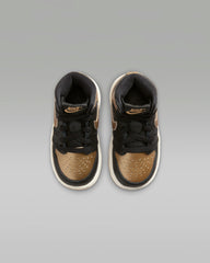 TENIS Jordan 1 Retro High OG "Black and Gold" -BABY Y NIÑOS PEQUEÑOS