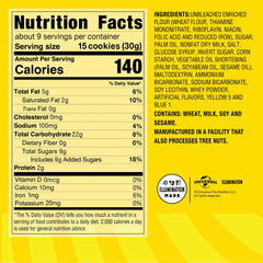 Snackorama Minions Espolvorean Galletas Horneadas, Sabor a Vainilla con Chispas, Caja de 10 oz