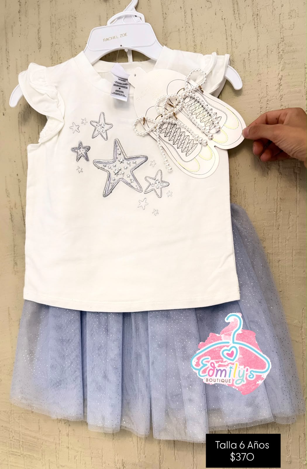Conjunto de Falda Azul  + Accesorio