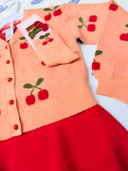 🍒Conjunto Cerezas🍒 Con Accesorios 🍒Talla 7/8 Años