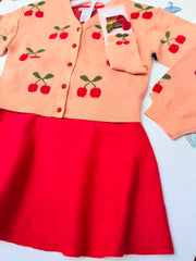 🍒Conjunto Cerezas🍒 Con Accesorios 🍒Talla 7/8 Años