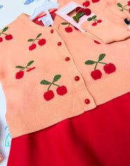🍒Conjunto Cerezas🍒 Con Accesorios 🍒Talla 7/8 Años
