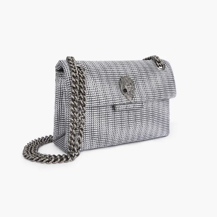 BOLSA MINI CRYSTAL SILVER KGL