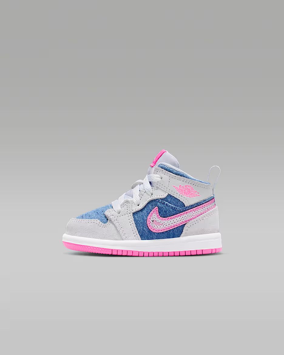 TENIS Air Jordan 1 Mid SE - Bebé