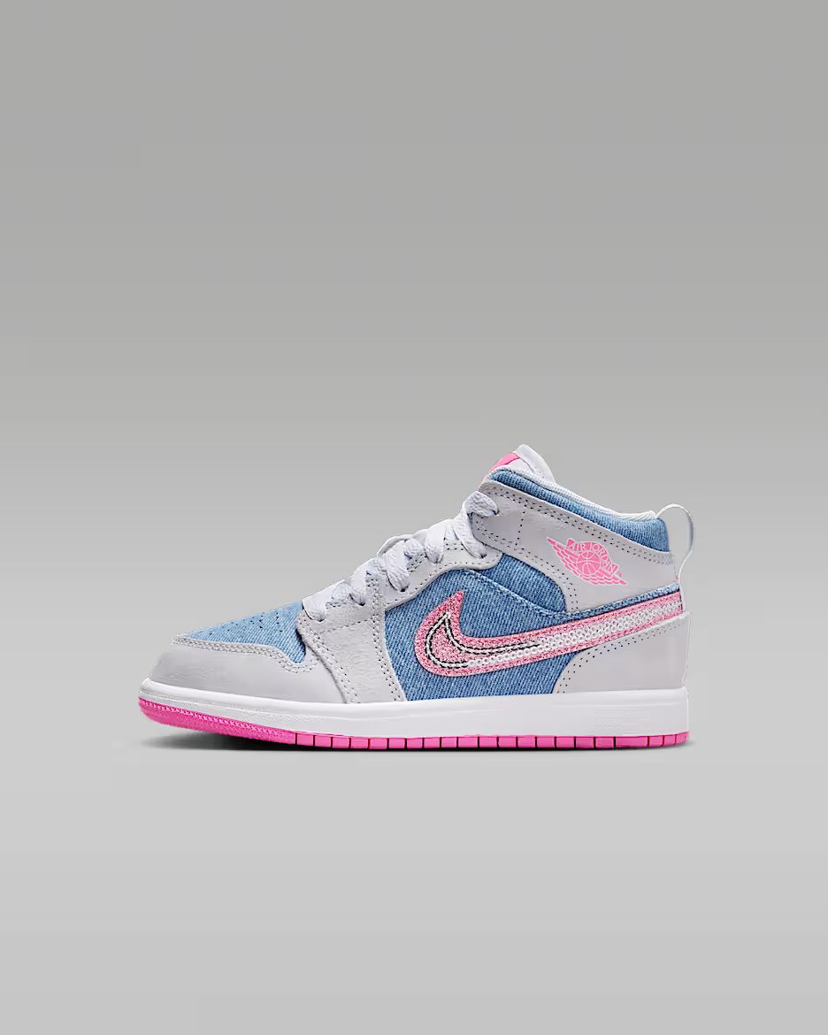 TENIS Air Jordan 1 Mid SE-Niños Pequeños