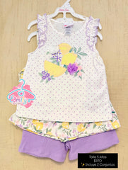 2- Conjuntos Short + Short Falda