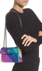 POR PEDIDO-MINI BOLSA  KENSINGTON ARCOIRIS